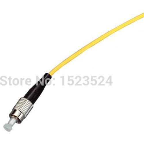 Free Shipping 50pcs/lot SM Simplex PVC 1.5 Meters 3.0mm FC/PC Fiber Optic Pigtail