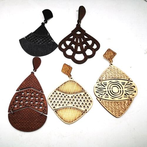 Free Shipping!big size drop african stud earrings can mixed 5 designs