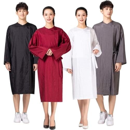 Salon Client Gown Robe Crepe Large Smock Kimono Hairdressing Cape Beauty SPA Hotel Barber Guest Clothes Night-gown Wrap Apron