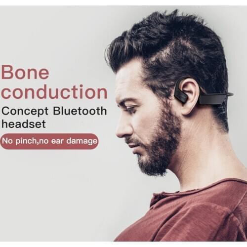 K08 Headphone With Bone Conduction Bluetooth Earphone Wireless Headset Tws Sports Waterproof Earbuds