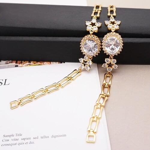 Mirafeel Classic Bling Crystal Friendship Bracelet White Zircon Bracelets for Women Beaded high quality Bracelet