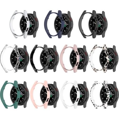 PC Watch Case Protective Cover for Samsung Galaxy Watch4 Classic 42mm Bumper Shell Frame Smartwatch Accessories