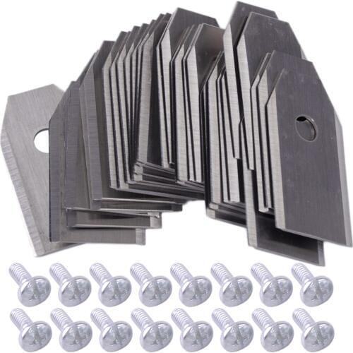 LETAOSK 18x 0.75mm Lawn Auto Mower Blade Fit for Husqvarna 305 308 310 220AC 265ACX Gardena