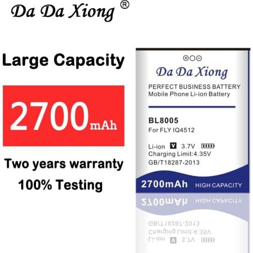 Da Da Xiong 2700mAh BL8005 Li-ion Phone Battery for FLY IQ4512 Phone