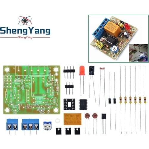 LM393 DIY Light Operated Switch Kit Light Control Switch Photosensitive DIY Electronic Trigger Output Mode Module Funny DIY Kit