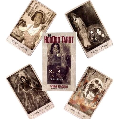 Hoodoo Tarot Deck Leisure Party Table Game High Quality Fortune-telling Prophecy Oracle Cards With Guide Book