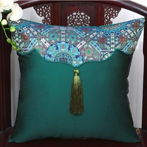 High grade Embroidery flower Cushion Cover Pillow Case For Sofa Office Car Home Pillowcase