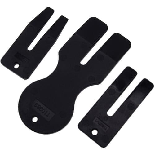 Plastic 3Pcs Black Car Door Body Trim Removal Pry Wedge Panel Tool Fit For Volkswagen AUDI Seat Skoda VAG T10383