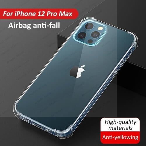 Shockproof Bumper Phone Case For iPhone 13 12 11 Pro Max 13 12 Mini Gasbag Silicone Phone Case For iPhone X XR XS Max 8 7 Plus