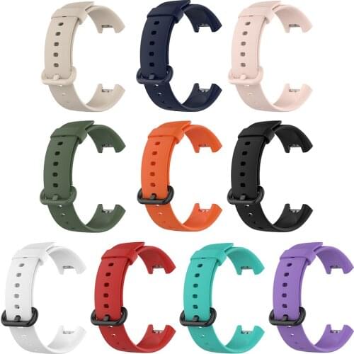 For Redmi Watch Silicone Strap Replacement Sports Watchband for Xiaomi Mi Watch Lite Strap Bracelet band watch accessories