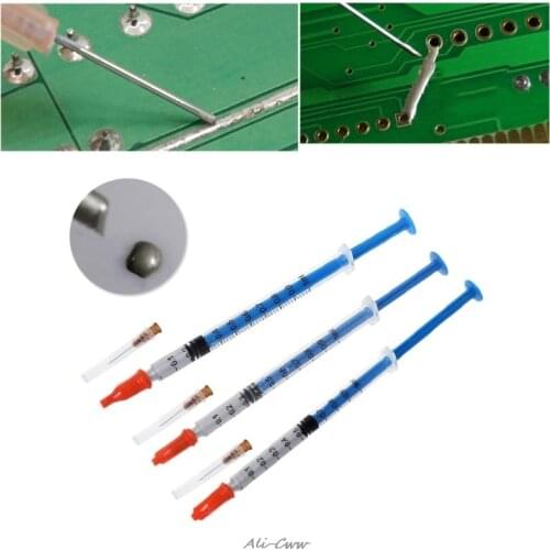 0.2/0.3/0.5ml Silver Conductive Glue Wire Electrically Solder Paste Adhesive Paint PCB Repair For Electronics Circuit Board