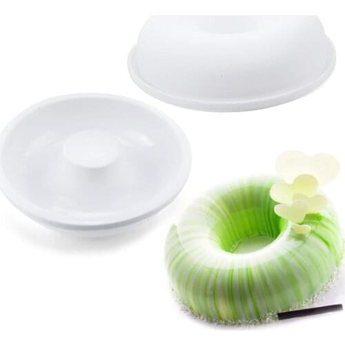 Silicone Cake Mold MousseNon-Stick Cake Dessert Baking Round Donuts Chocolate Mold Decorating Tool Oven DIY Bakeware
