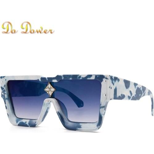 2021 Luxury Brand Design Diamond Studded Sunglasses Fashion Women Men Sun Glasses Square Eyewear Female Driving Shades Gafas