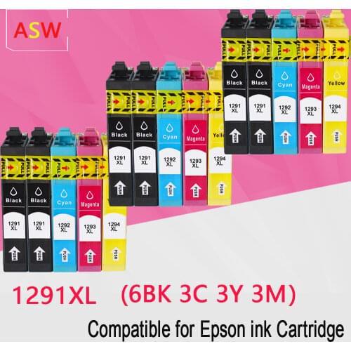 Compatible T1291 T1295 T 1291 Ink cartridge for EPSON 129XL 12XL stylus SX235W SX425W SX420W SX438W SX525WD SX535WD Printer