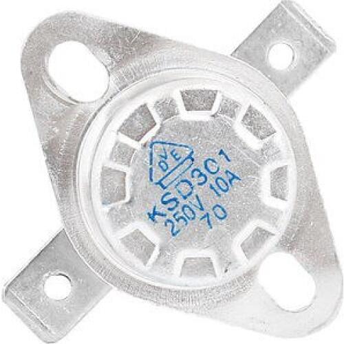 70C N/C N.C Thermostat Temperature Controlled Switch KSD301 250V 10A