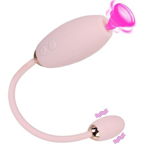 Sex Toys For Women Vaginal Sucking Vibrator 7 Frequency Clitoral Stimulate G Spot Nipple Massage Double Head Kegel Ball