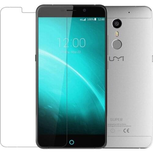 Tempered Glass Screen Protector For UMIDIGI Umi Super 9H Hard Hi-Q 0.3mm 2.5D Explosion Proof Protective Film