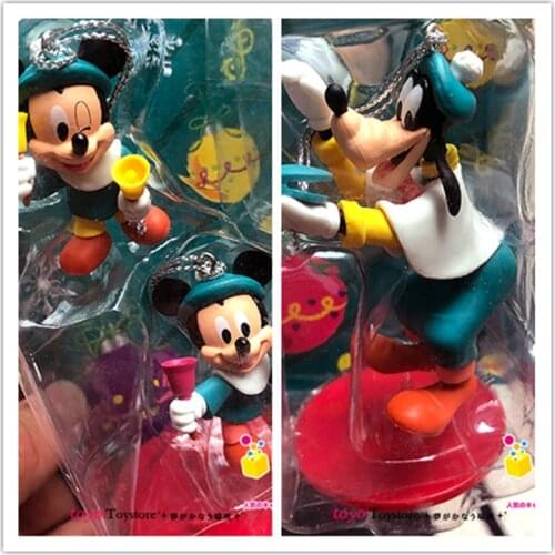 1PCS 4-9CM Boxed 2019 Japan Christmas collection handmade ornament pendant Disney Mini Mickey Goofy