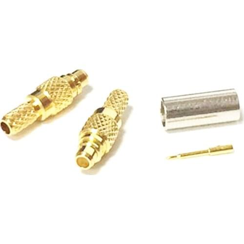 1PC New RF MMCX Male Plug Connector With Crimp For RG316,RG174, LMR100 Wholesale