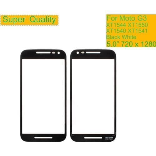 10Pcs/lot For Motorola Moto G3 G 3rd Gen 2015 xt1544 xt1550 xt1540 XT1541 XT154 Touch Screen Front Outer Glass Panel Lens