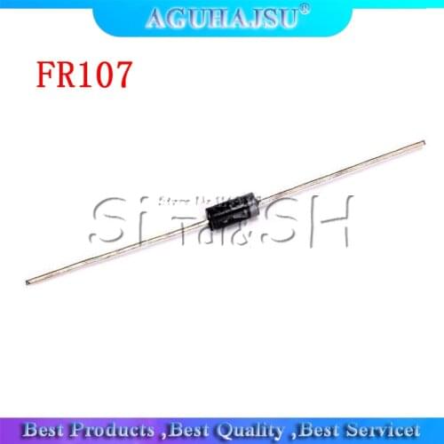 100PCS Rectifier Diode FR107 1A 100 0V DO-41 fr107