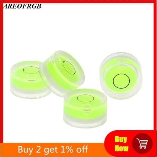 4Pcs 12x6MM Turntable Player Leveler LP Vinyl Record Spirit Bubble Degree Tonearms Set-up Level for Phono Cartridge Needle CD