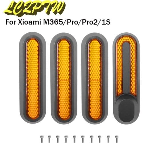 Upgrade Protect Wheels Cover Hubs Cap Protective Warn Shells Reflective Stickers for Scooter M365 pro2 pro 1s Scooter Accessory
