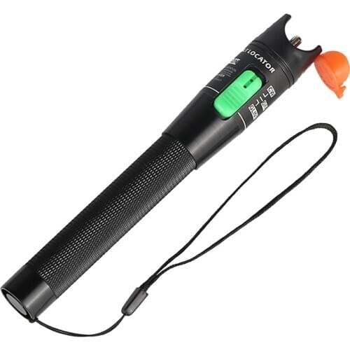 30KM Aluminium Visual Fault Locator Fiber Tester Detector Meter Universal Connector FC Male to LC Female Adapter for CATV Tele