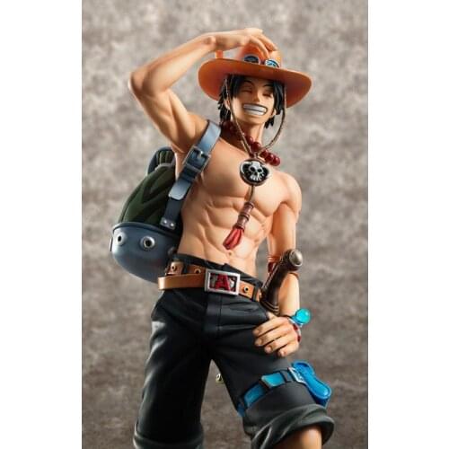 ONE PIECE Portgas D Ace Action Figure 23cm PVC Scale Model Hot Kid Toy 2015 New Year Decoration Japanese Anime
