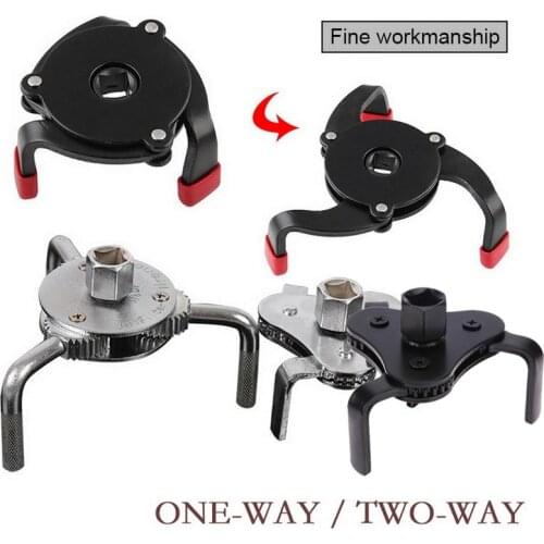 Car Oil Filter Wrench Tool For Auto Repair Adjustable Two Way Oil Filter Removal Auto Car Repairing Tools 60-100MM