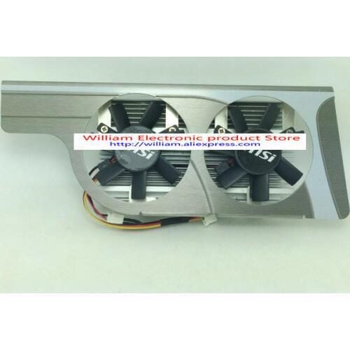 New Original for MSI GT430 graphics card cooler dual fan radiator 41 * 23MM knife cards