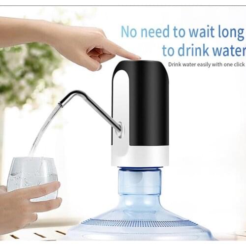 Bottle Pump USB Charging Automatic Electric Water Dispenser Pump One Click Auto Switch Drinking Dispenser