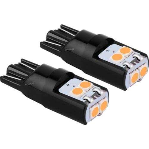 2PCS T10 W5W New High Quality 3030 LED Car Parking Lights Marker Lamp WY5W 501 Auto Wedge Turn Side Bulbs Car Reading Dome Light