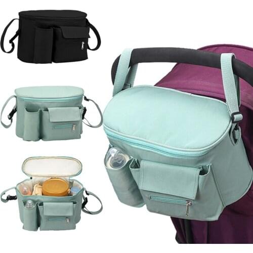 Baby Stroller Accessories Organizer Mommy Travel Bags Toddler Waterproof Milk Bottle Diaper Nappy Pram Stroller Hanging Bag