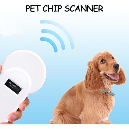 Pet ID Reader Animal Chip Digital Scanner USB Rechargeable Microchip Handheld Identification General Application for Cat Dog Hor