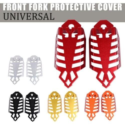 Universal Motorcycle Front Shock Absorber Fork Guard Protector Cover Board For Honda Yamaha Kawasaki Suzuki Decorations Protect