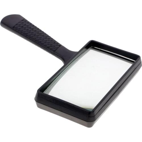 Clear Glass Handheld Reading Magnifying Magnifier Elder Mens Gift
