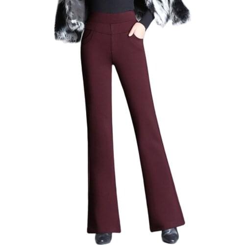 YUEYUAN Women's Velvet Trousers