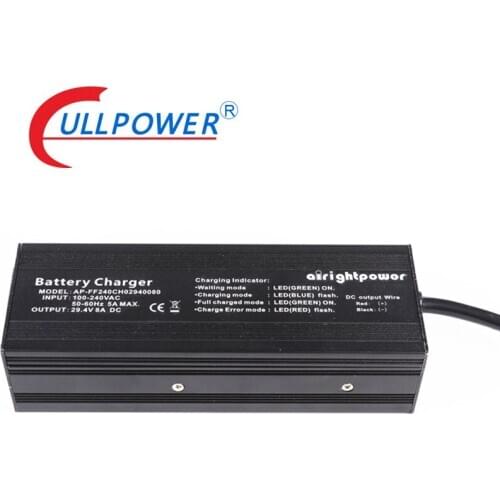Factory Price 12V 16A 24V 8A 36V 6A 48V 4A 240W Lithium Battery Battery Charger