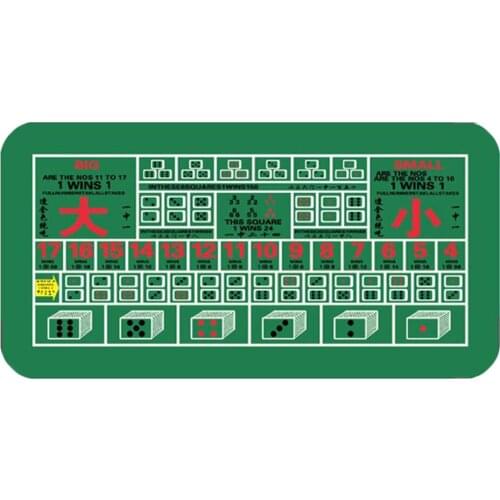 120x60cm Poker Table Mat Portable Smooth Surface Layout Roll-up 47x24'' Felt