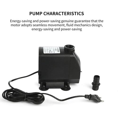 4 Different Colors Led Lights Fountain Pump 3W Water Pump Easy to Use Mute Pump Landscape Motor Pump for Pool Pond Fish Tank