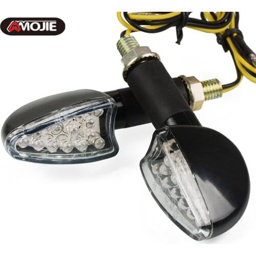4Pcs Universal Motorcycle Motorbike Turn Signal LED Blinker Light Lamp 14 LED 12V Amber Super Bright Motorcycle Light