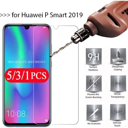 5/3/1Pcs film for huawei p smart 2018 Z S plus pro 2019 2020 2021 tempered glass phone screen protector on the protective glass