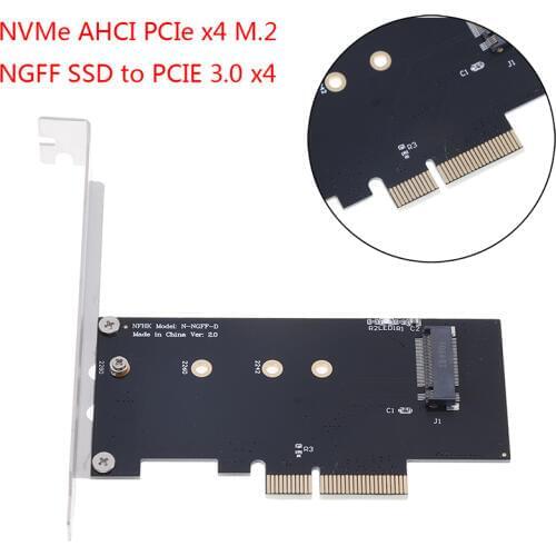 NVMe AHCI PCIe X4 M.2 NGFF SSD To PCIE 3.0 X4 Converter Adapter Card