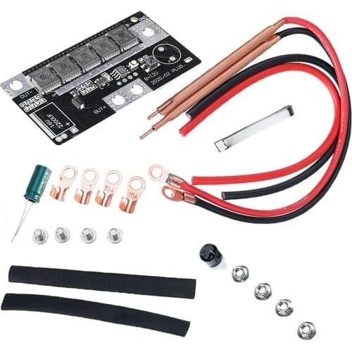 12V Spot Welding Machine DIY Battery Energy Storage PCB Circuit Board Welding Device for 18650/ 6650/32650 Lithium Battery