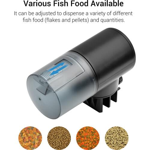 NICREW Automatic Fish Feeder Programmable Electrical Fish Food Dispenser For Aquarium Tank Timing Fish Feeder Aquarium Feeding