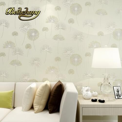 Beibehang papel de parede adesivo Pink Dandelion marriage room bedroom living room TV sofa childrens room wallpaper background