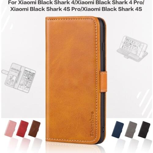 Flip Cover For Xiaomi Black Shark 4 Case Leather Luxury With Magnet Wallet Case For Xiaomi Black Shark 4 Pro Phone Cover