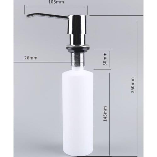 Kitchen Tool Accessories Soap Dispenser Sink Liquid Soap Bottle Bathroom Detergent Liquid Hand Wash Soap Dispenser Pumps 300ml