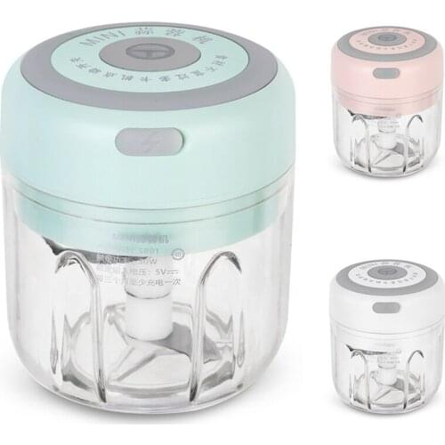 Electric Mini Garlic Masher Garlic Vegetable Chopper Grinder Wireless Portable Electric Garlic Press